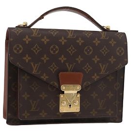 LOUIS VUITTON Handtasche Monceau 28 M51185 LV Auth 177459 Monogramm