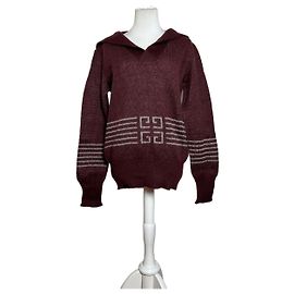 Vintage Givenchy Gentleman Strickpullover burgunder L Bordeaux