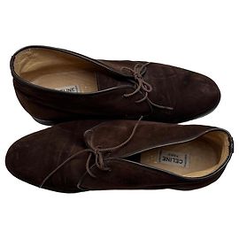 Céline Vintage Celine Chukka Boots Brown Suede EU40,5 Brown