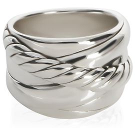 David Yurman Sterling Silver  Crossover Ring Other
