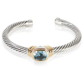 Bracciale Noblesse in Topazio in Oro Giallo e Argento Sterling di David Yurman Altro