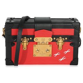 Louis Vuitton Petite Malle Épi Rojo Negro Roja