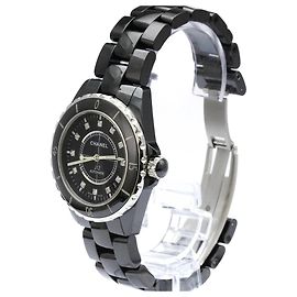 Chanel J12 Automatic Watch Ceramic and Stainless Steel with Diamond Markers 38 Other