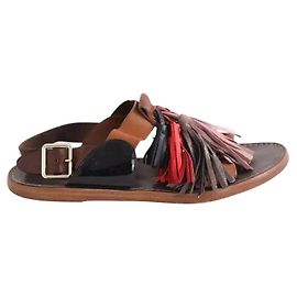 Sandales Pompons Isabel Marant Etoile marron cuir 38 Marron