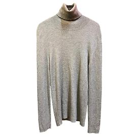 Chanel Gray Wool Turtleneck Sweater Other
