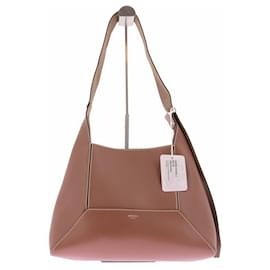 Jimmy Choo Sac "Diamond Hobo" en cuir marron Camel