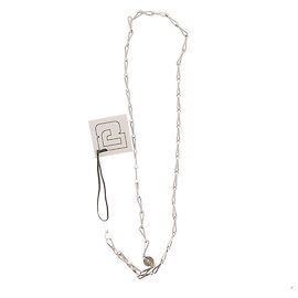 Paco Rabanne Corrente de telefone prateada Prata