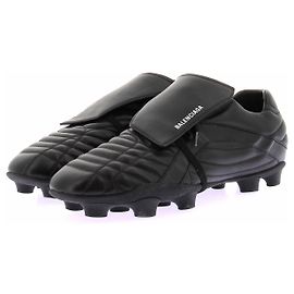 Balenciaga Baskets crampons noires en cuir Noir