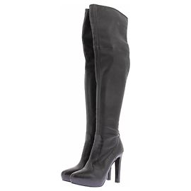 Botas Prada de cuero negro 39.5 Negro