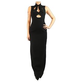 Roksanda Robe Kamaria noire à trou de serrure - taille UK 8 Noir