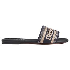 Sandales Dior Dway Brodées Bleu Bleu