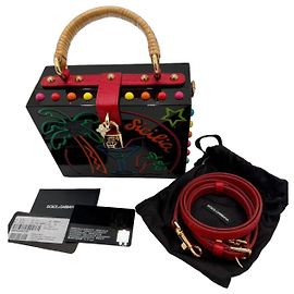 Borsa Dolce Box LED "Il Tropico Italiano" di Dolce & Gabbana - Pezzo da passerella 2017 Nero