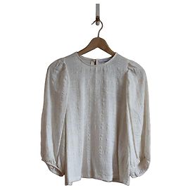 Blouse La Fée Maraboutée Crème Coton Viscose Écru