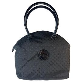 Bolsa de mão preta com bolinhas de Walter Steiger Paris Preto