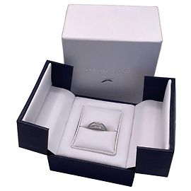 Anel Mauboussin "My Star Away" em ouro branco e diamantes Prata
