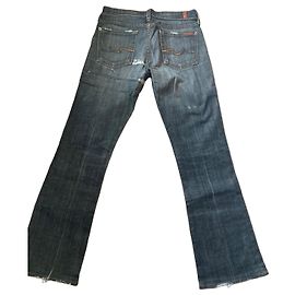 7 For All Mankind Bootcut Jeans Dark Blue Denim Dark blue