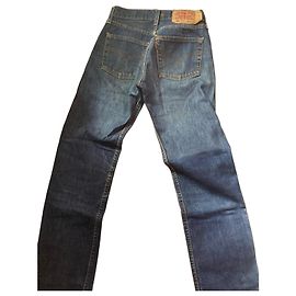 Levi's 501 Jeans Denim Blau W27 L30 Blau