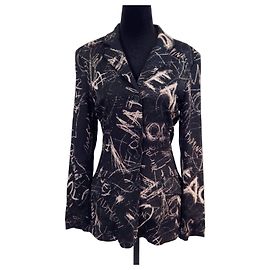 Moschino Jeans vintage graffiti jacket Black