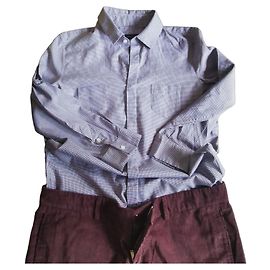 Vestito Dsquared2 in Velluto Marrone e Cotone a Quadri Marrone