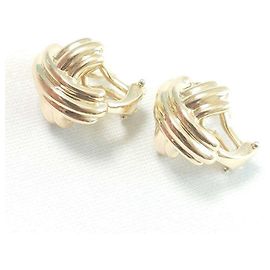 Orecchini a croce firmati Tiffany & Co. in oro 18K Altro