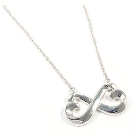 Tiffany & Co Colar Tiffany Double Loving Heart Paloma Picasso Prata