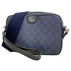 Gucci GG Marmont Navy Shoulder Bag Navy blue