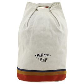 Borsa a Spalla Cavalier di Hermès in Toile H Beige Beige