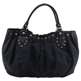 Gucci GG Canvas Black Tote Bag Black