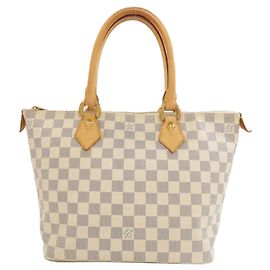 Bolsa Tote Saleya PM N51186 da Louis Vuitton Branco Azul Outro
