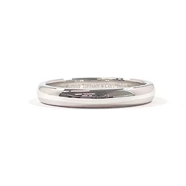 Tiffany & Co Tiffany Wedding Band Ring - Platinum 950 Silvery
