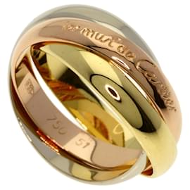 Anel Cartier Trinity #51 em ouro amarelo 18K Dourado