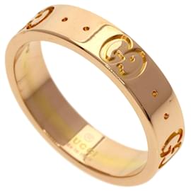 Anillo Gucci Icon #8 en oro rosa de 18K Dorado