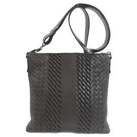 Borsa a Spalla Intrecciato Bottega Veneta Nero