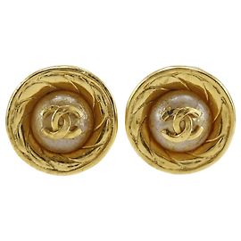 Boucles d'oreilles clip vintage Coco Mark de Chanel Autre