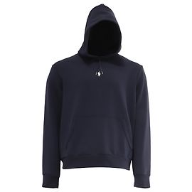 Polo Ralph Lauren Kapuzenpullover aus navyblauer Baumwolle mit gesticktem Logo Blau Marineblau
