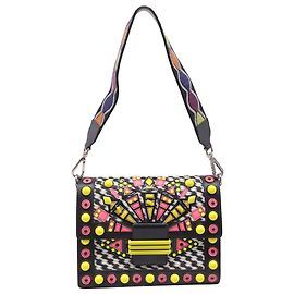 Bolso de Hombro Etro Embellecido en Cuero Multicolor Multicolor