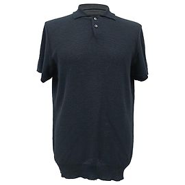 Apc Polo de Tricô A.P.C. em Viscose Azul Marinho Azul Azul marinho