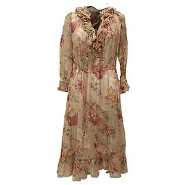 Vestido midi estampado floral Zimmermann en algodón multicolor Multicolor