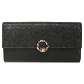 Bulgari Bvlgari Black Long Wallet Black