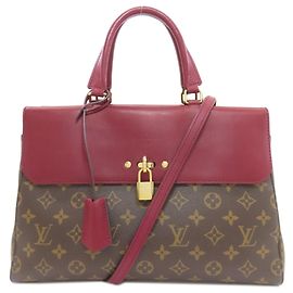 Louis Vuitton M42413 Venus Handbag Brown Dark red