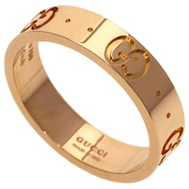 Anillo Gucci Icon #8 en oro rosa de 18K Dorado