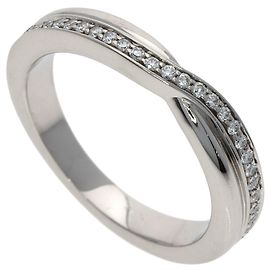 Harry Winston Trist One Row Band Ring Silber