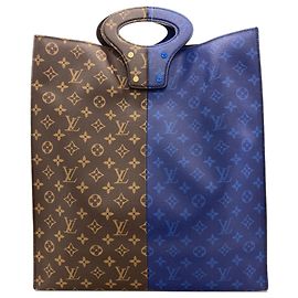 Borsa Louis Vuitton Pacific Split Blu Monogramma