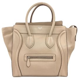 Céline Sac à main mini Luggage de Celine Marron