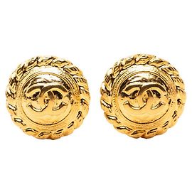 Orecchini Clip Coco Mark di Chanel D'oro
