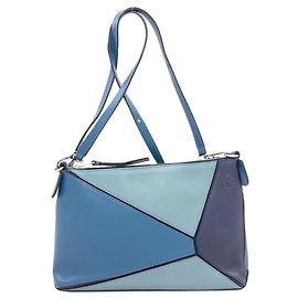 Sac à épaule Puzzle Loewe Bleu