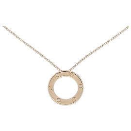 Collana Cartier Love con mezzi diamanti Altro