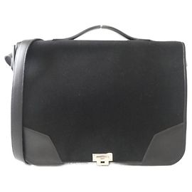 Sac à épaule Porte-Documents Victoria 2 d'Hermès Noir