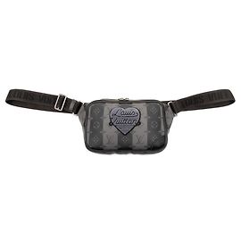 Louis Vuitton x NIGO Monogram Stripe Eclipse Modular Sling Body Bag Brown Black