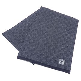 Louis Vuitton Echarpe Petit Damier Schwarz